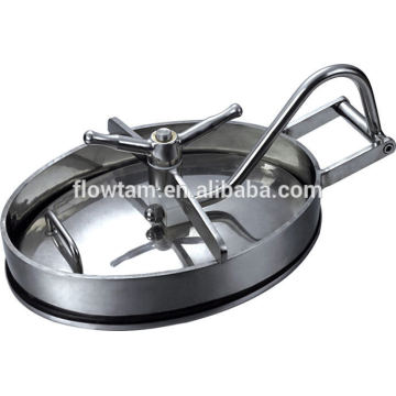 elliptic type stainless steel water tank manhole(with pressure)